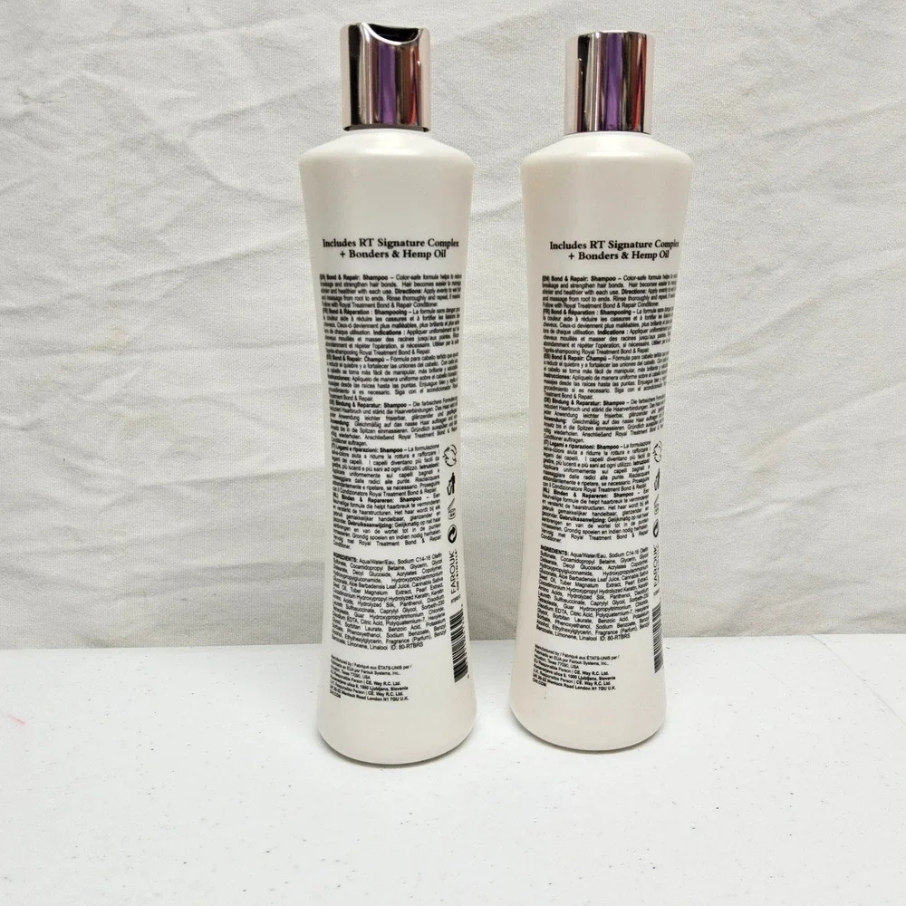 CHI Royal Treatment Bond & Repair Shampoo Unisex 12oz 2pk White Sulfate Free